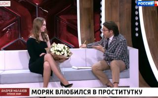 'Прямой эфир' 12.05.2020: Моряк спасает жрицу любви Виталину из борделя