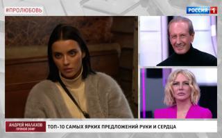 'Прямой эфир' 14.02.2020: Топ самых ярких предложений руки и сердца