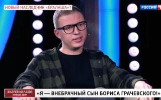 'Прямой эфир' 01.03.2021: Максим Красиков - внебрачный сын Бориса Грачевского