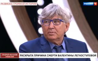 'Прямой эфир' 12.04.2021: Раскрыта тайна смерти Валентины Легкоступовой